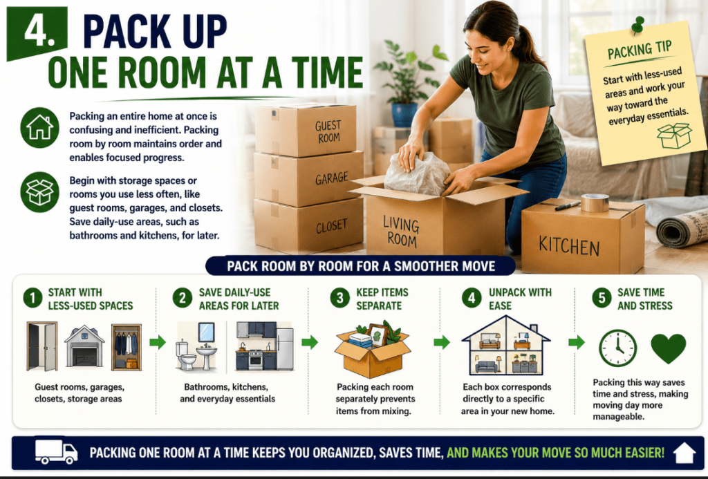 Pack Up One Room at a Time